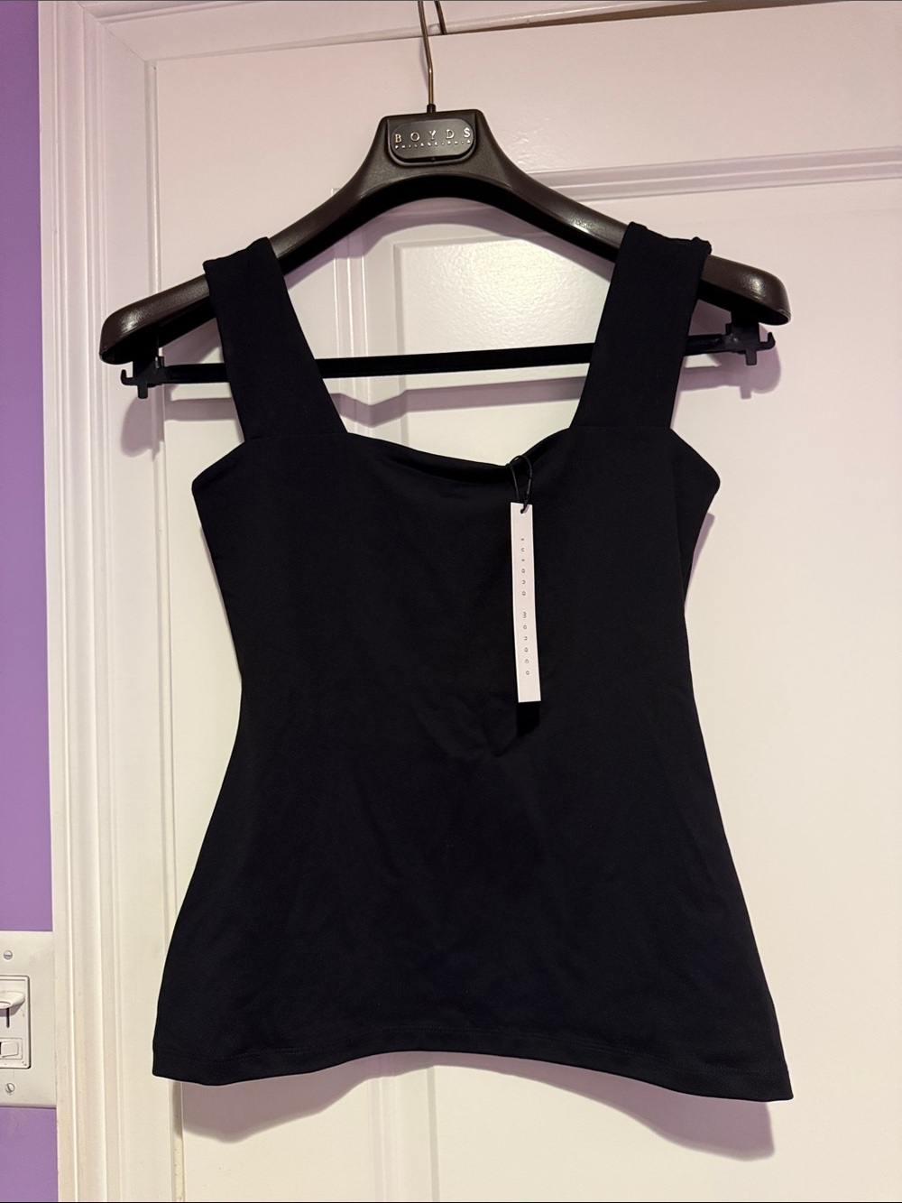 Susana Monaco black tank top